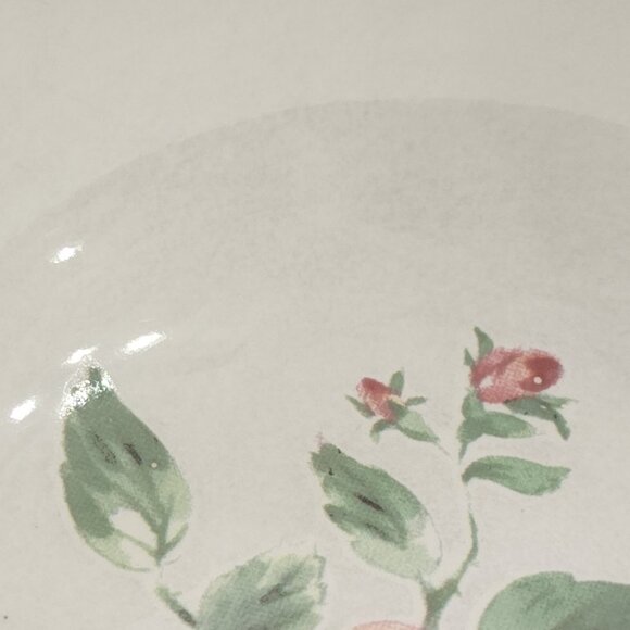 4 Pfaltzgraff Garden Trellis Dessert Bowls 4.25" stoneware dishes floral 90s vtg - Picture 11 of 11